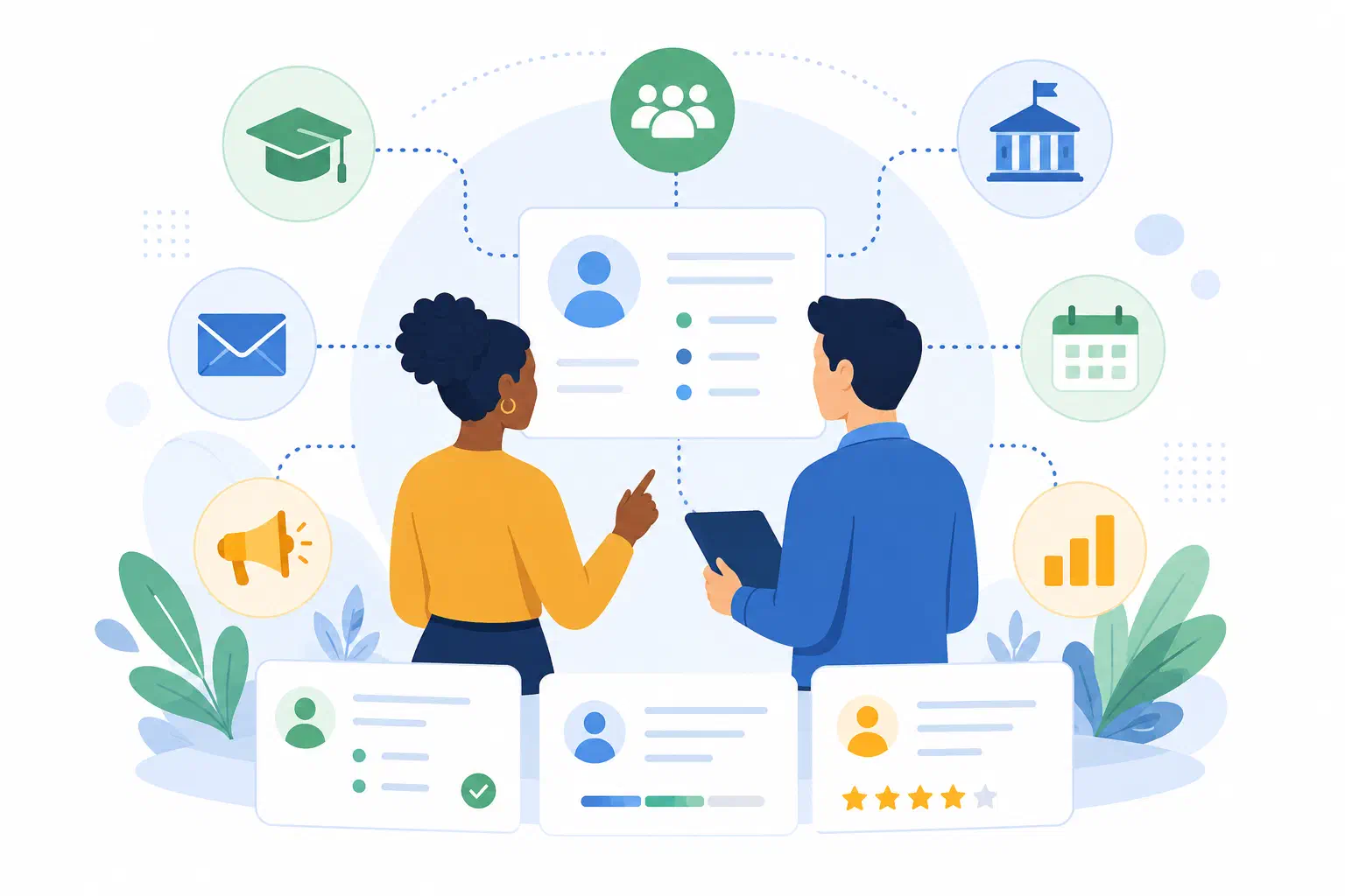 Higher education faculty activity information used for accreditation reporting